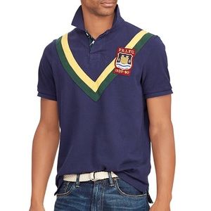 Polo Ralph Lauren Rugby Shirt PRLFC Patch Navy XL